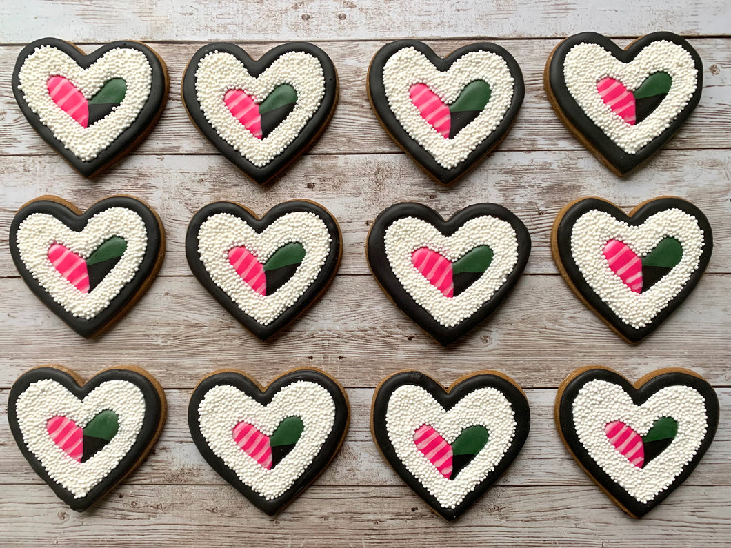 Heart sushis