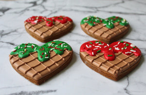 Christmas heart cones