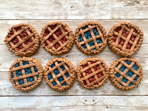 Blueberry and Cherry pies